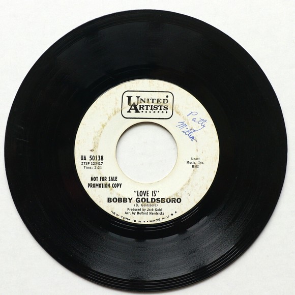 Bobby Goldsboro – Goodbye To All You Women / Abilene 45 Vinyl 7" Single UA-50138 - Picture 6 of 9